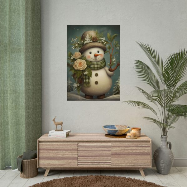 101894-63.jpg Christmas Snowman Poster