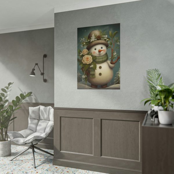 101894-64.jpg Christmas Snowman Poster