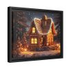 88281-1.jpg Christmas Gingerbread House Framed Canvas