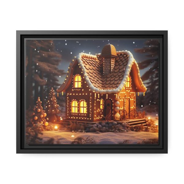 88281.jpg Christmas Gingerbread House Framed Canvas