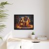 88284-3.jpg Christmas Gingerbread House Framed Canvas