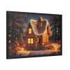 88285-1.jpg Christmas Gingerbread House Framed Canvas