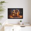 88285-3.jpg Christmas Gingerbread House Framed Canvas