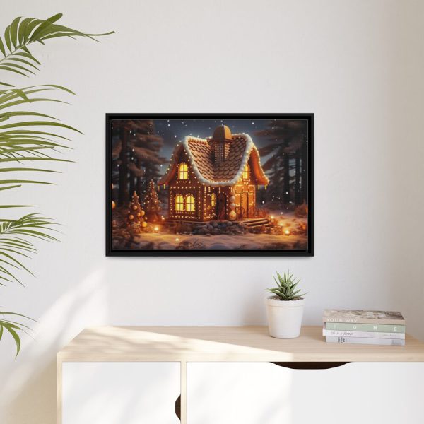 88285-3.jpg Christmas Gingerbread House Framed Canvas