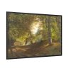 88289-10.jpg The Interior of a Forest by Godtfred Rump Framed Canvas