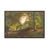 88289-11.jpg The Interior of a Forest by Godtfred Rump Framed Canvas