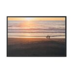 Family by the Waves Framed Canvas - Image 2