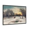 88289-135.jpg Christmas Eve by W. C. Bauer Framed Canvas