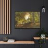 88289-14.jpg The Interior of a Forest by Godtfred Rump Framed Canvas