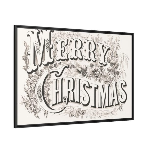 88289-140.jpg Merry Christmas Framed Canvas