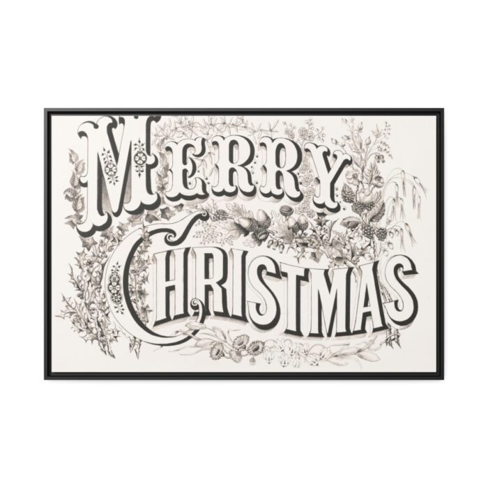 Merry Christmas Framed Canvas - Image 2