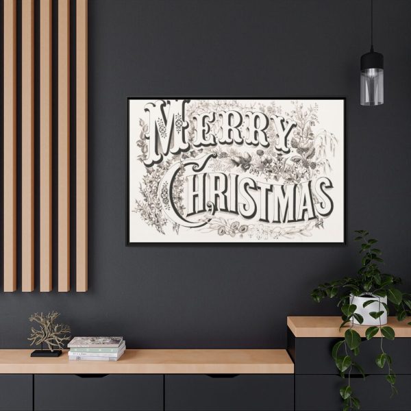 88289-144.jpg Merry Christmas Framed Canvas