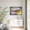Polar Express Train Framed Canvas