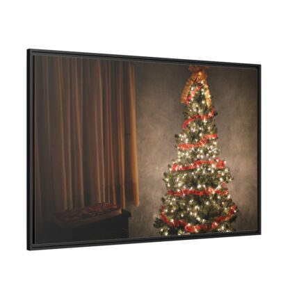 Christmas Tree Holiday Framed Canvas