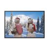 88289-161.jpg Snowmen in Winter Framed Canvas