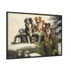 88289-170.jpg Dogs At Christmas Framed Canvas