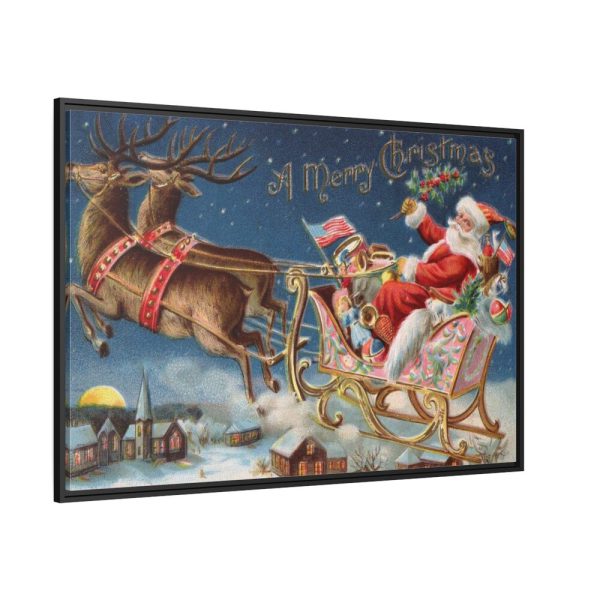 88289-175.jpg Vintage Christmas Framed Canvas