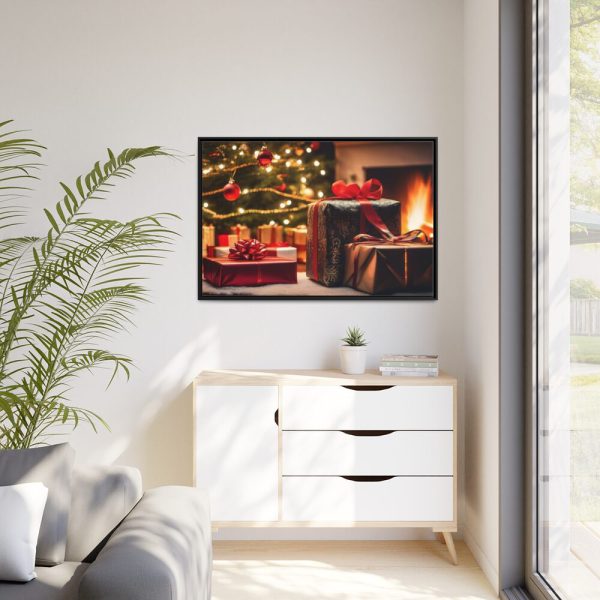 88289-183.jpg Christmas Gifts Fireplace Framed Canvas