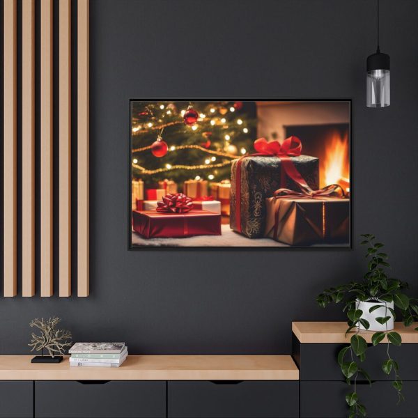 88289-184.jpg Christmas Gifts Fireplace Framed Canvas