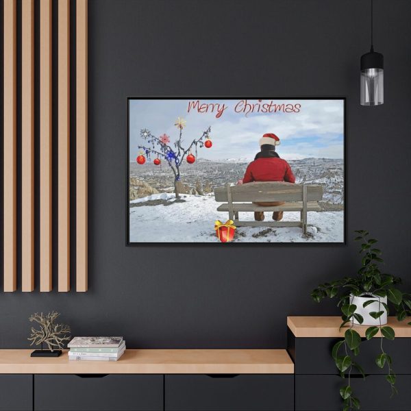 88289-19.jpg Santa Claus on Holiday Framed Canvas