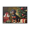 88289-191.jpg Dachshund Vintage Christmas Framed Canvas