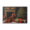 88289-196.jpg Irish Setter Vintage Christmas Framed Canvas
