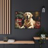 88289-204.jpg Labrador Vintage Christmas Framed Canvas