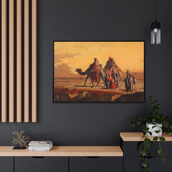 88289-209.jpg Desert Scene by Francisco Lameyer Framed Canvas