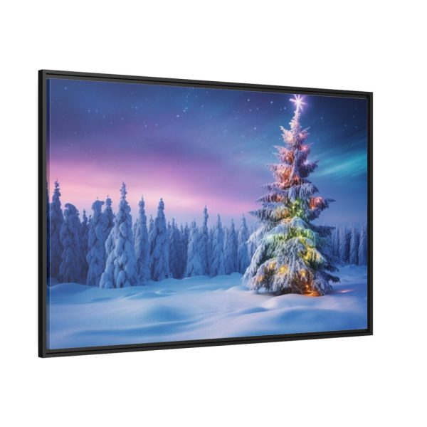 88289-220.jpg Christmas Tree Outside Framed Canvas