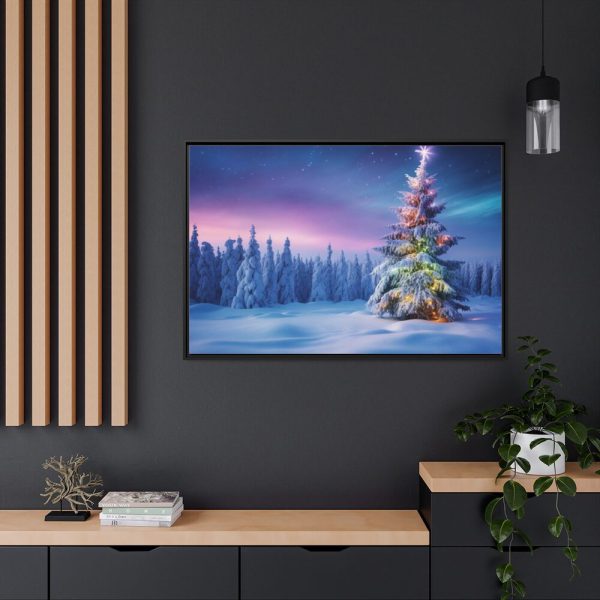 88289-224.jpg Christmas Tree Outside Framed Canvas