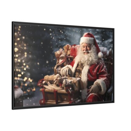 Santa Claus Framed Canvas