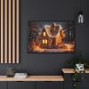88289-244.jpg Christmas Gingerbread House Framed Canvas