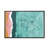 88289-246.jpg Abstract Black Woman Face Framed Canvas