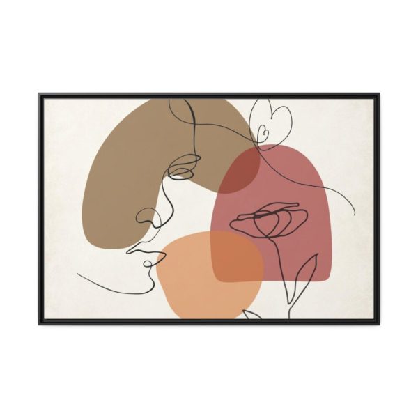 88289-251.jpg Contemporary Line Art Framed Canvas