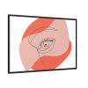 88289-255.jpg Abstract Line Art Eye Framed Canvas