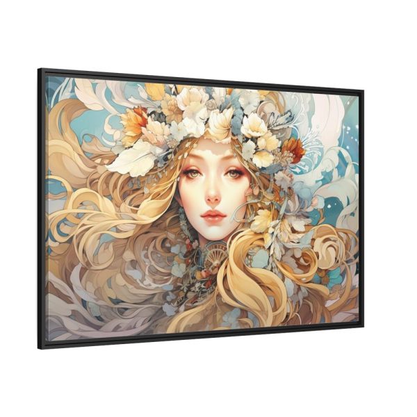 88289-260.jpg Woman Alphonse Mucha Framed Canvas