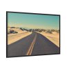 88289-285.jpg Road In A Desert Framed Canvas