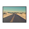 88289-286.jpg Road In A Desert Framed Canvas