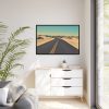 88289-288.jpg Road In A Desert Framed Canvas