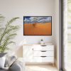 Ripples In The Sand Dunes Framed Canvas
