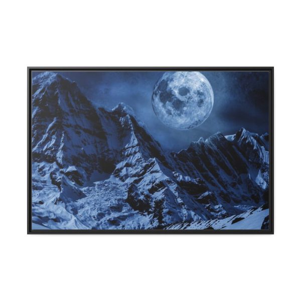 88289-306.jpg Moon in Mountains Framed Canvas