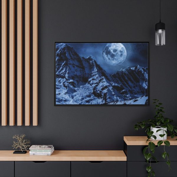 88289-309.jpg Moon in Mountains Framed Canvas