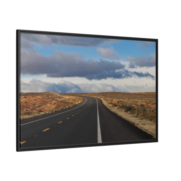 88289-315.jpg Highway In Arizona Desert Framed Canvas