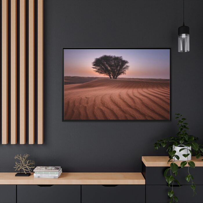 Trees in the Desert Framed Canvas - Image 5