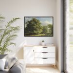 View in the Bentheim Forest by George Andries Roth Framed Canvas - Image 4