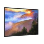 Morning Fog Framed Canvas