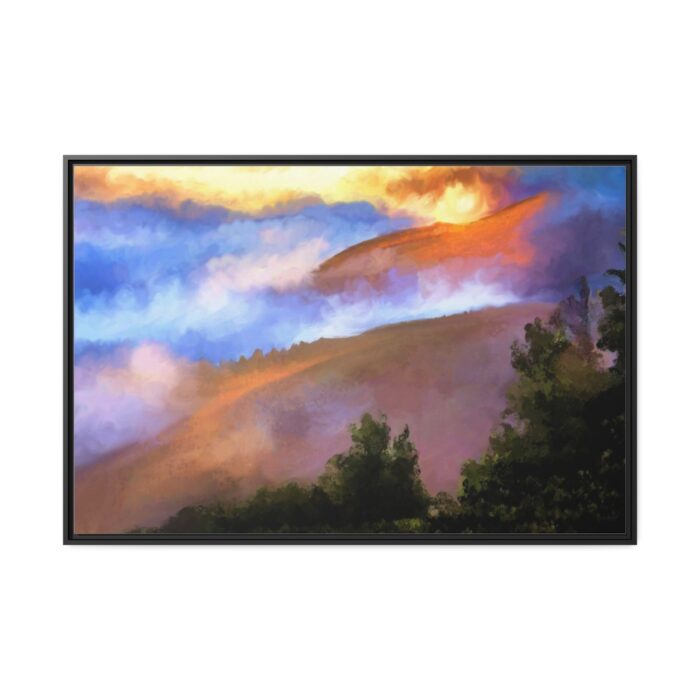 Morning Fog Framed Canvas - Image 2
