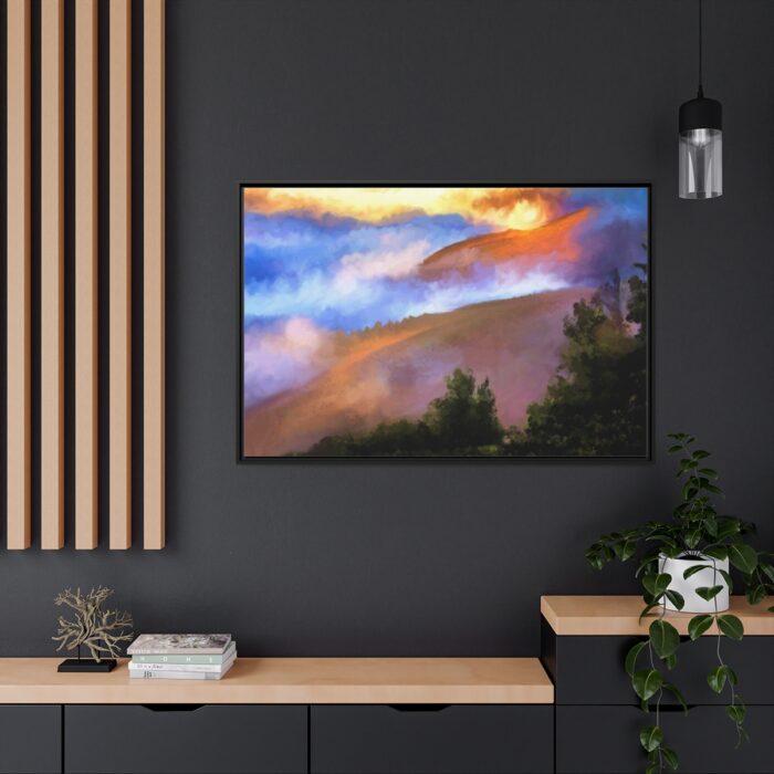 Morning Fog Framed Canvas - Image 5