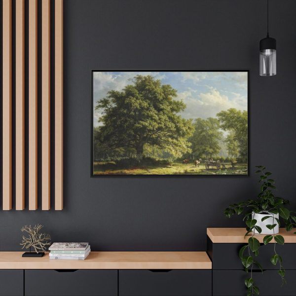 88289-34.jpg View in the Bentheim Forest by George Andries Roth Framed Canvas