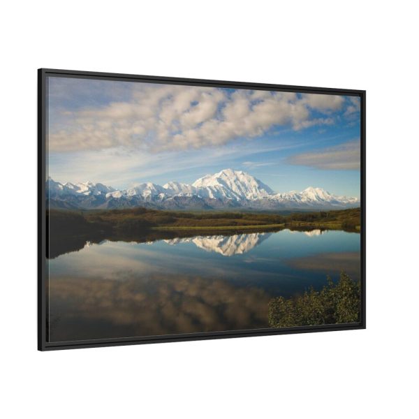 88289-340.jpg Mountain Reflected in Lake Framed Canvas